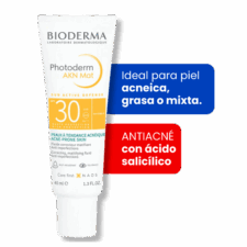 Protector solar AKN MAT 30 FPS antiacné toque seco