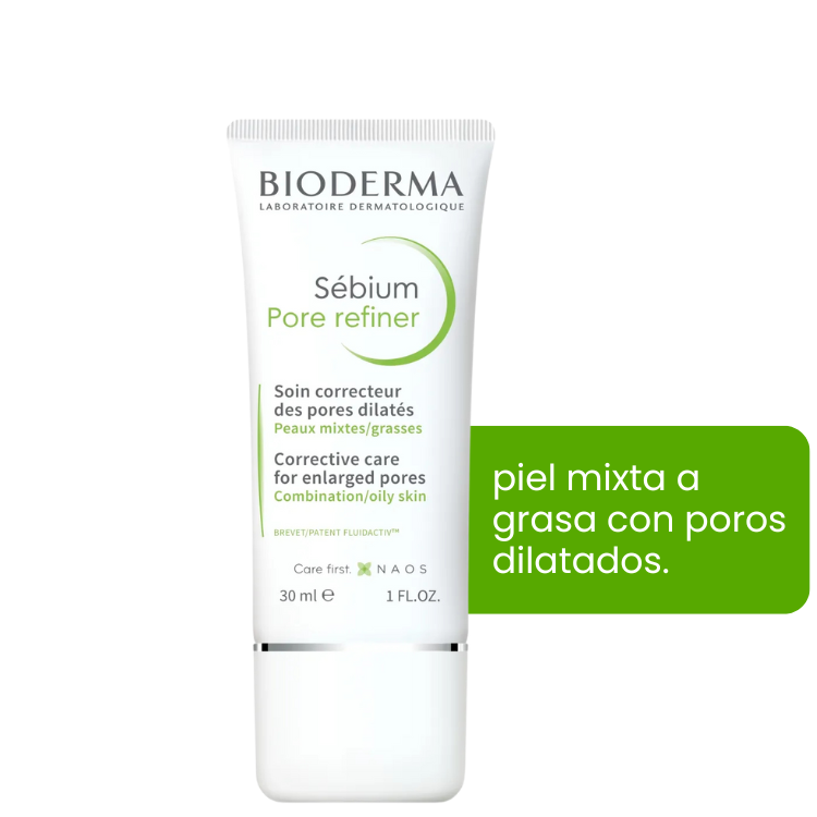 Sébium Pore Refiner, para piel mixta a grasa con poros dilatados