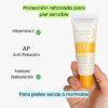 Protector solar para pieles sensibles Photoderm Max fluide 100SPF de la marca Bioderma