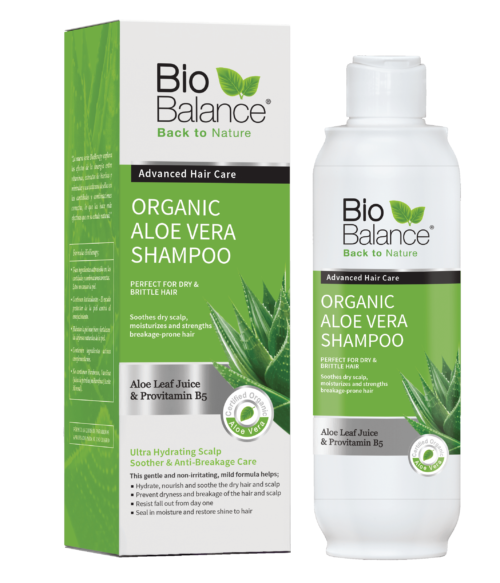 Shampoo orgánico de Áloe Vera y provitamina B5 de Bio Balance