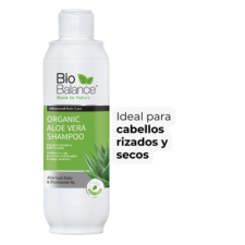 Shampoo Orgánico de Aloe Vera, para cabellos rizados y secos