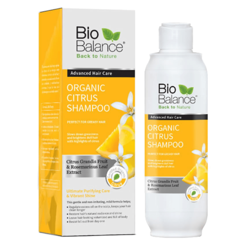 Shampoo libre de sulfatos y siliconas para cabello graso de BIo Balance