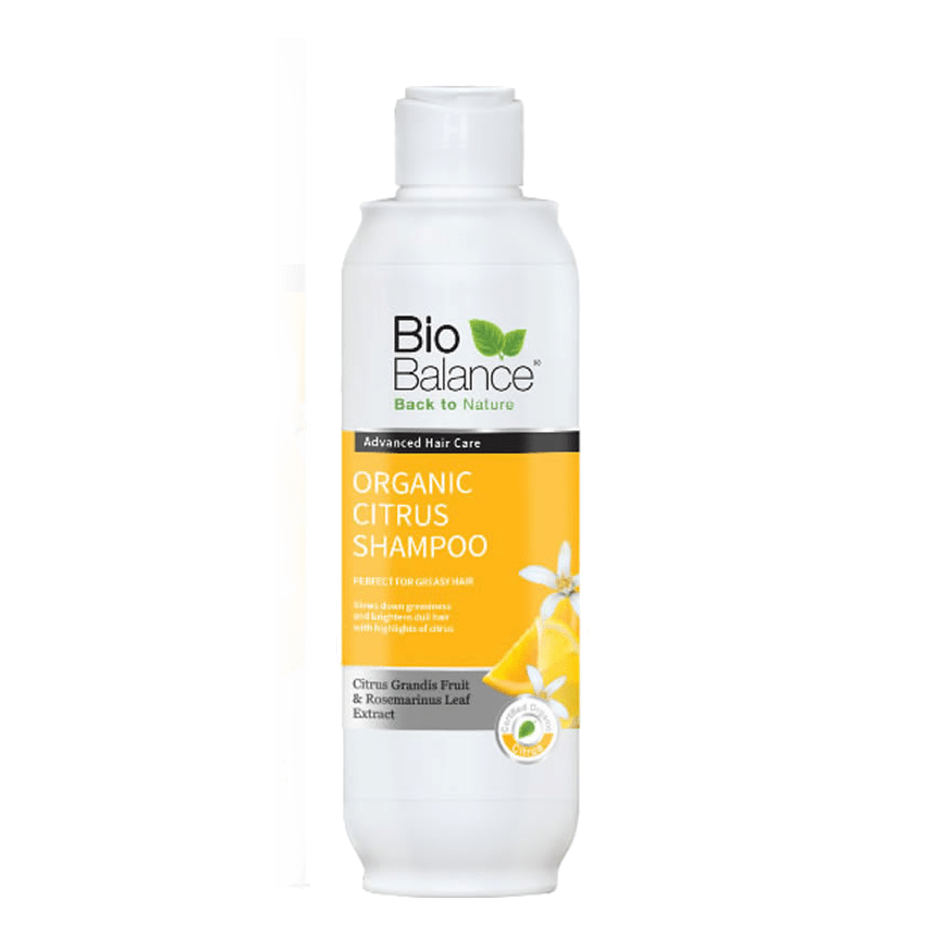 Shampoo ideal para cabello grasoso de cítricos orgánicos de Bio Balance Bal