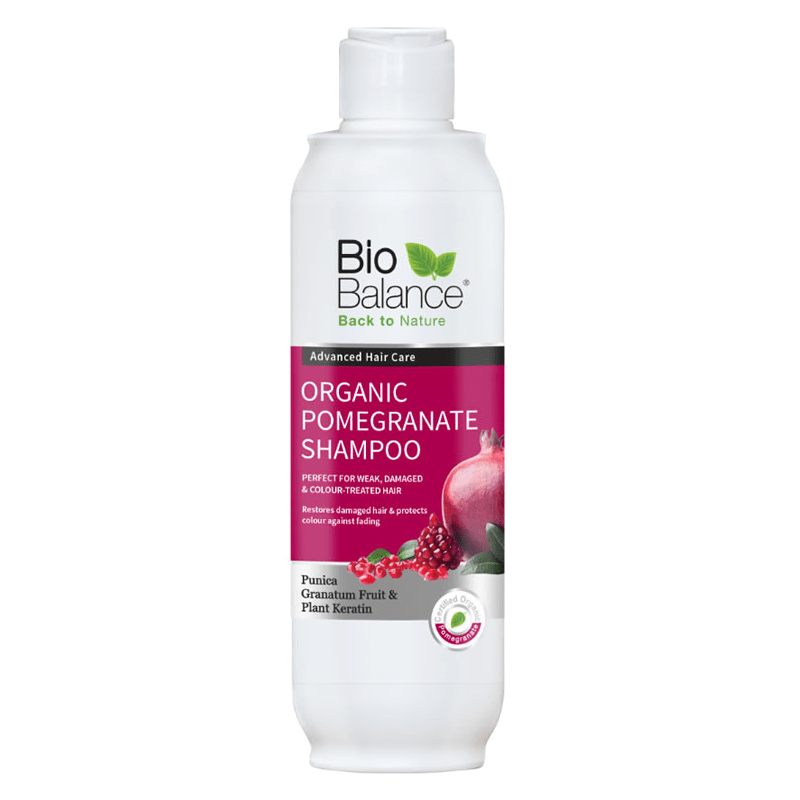 Shampoo Orgánico de Granada para cabello dañado o teñido