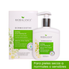 Gel de limpieza DermaSoothe, para pieles secas a normales o sensibles