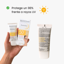 Photoderm AR SPF 50+ es un protector solar ideal para pieles con rosacea es de la linea de bioderma