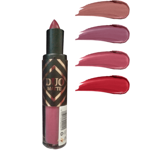 Labial duo matte ruby rose colores