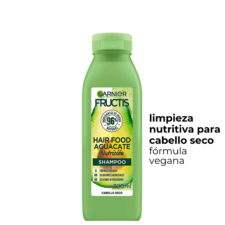 Shampoo Fructis Hair Food de AGUACATE, limpieza nutritiva patra cabello seco