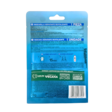 dorso de la Mascarilla Hidratante Revitalizante Garnier con su informacion general