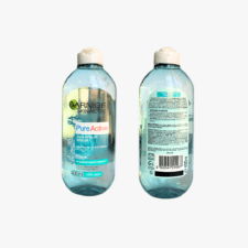 Detalles del envase del Agua Micelar PureActive igual para pieles mixtas y grasas