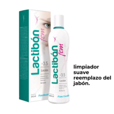 lactibon fem, limpiador suave para cuerpo y zona intima