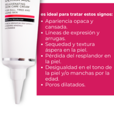 descripcion breve de que tipo de piel debe utilizar Hidratante Derma - Age