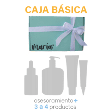 Caja básica de Skincare asesoramiento y 3 a 4 productos según tu tipo de piel