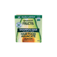 Shampoo en barra de Aguacate fructis food garnier