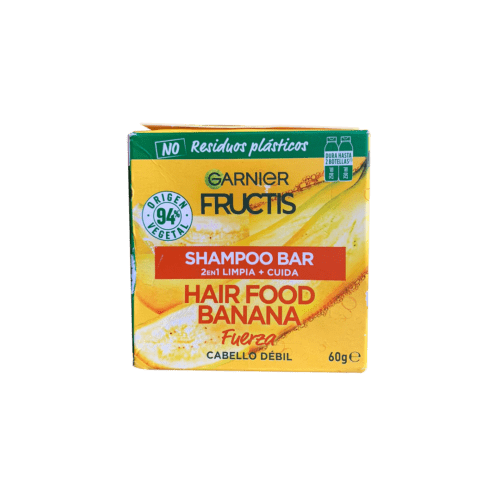 Shampoo en barra de aguacate Garnier fructis food
