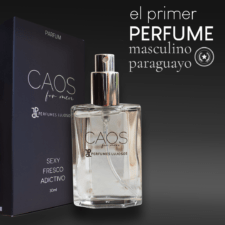 Primer perfume paraguayo masculino CAOS for men PL Perfumes Lujosos