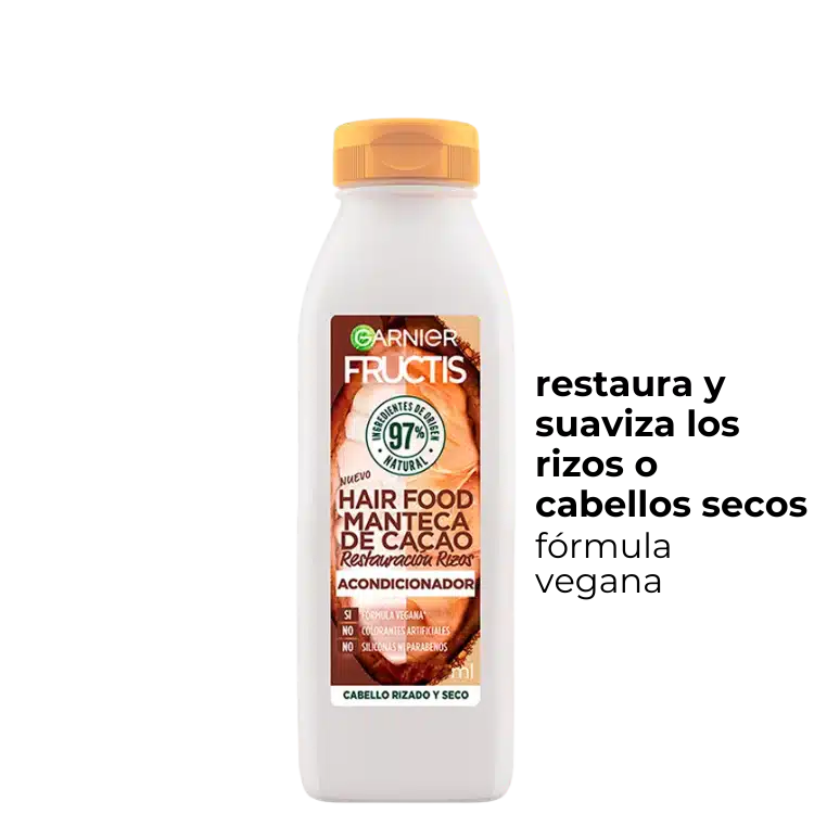 Acondicionador Fructis Hair Food MANTECA DE CACAO