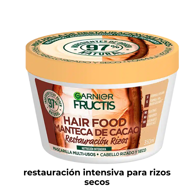 Mascarilla Fructis Hair Food MANTECA DE CACAO