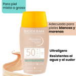 Photoderm Nude Touch SPF 50+ Teinte Claire, ultraligero, resistente al agua y al sudor