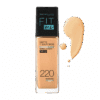 Base líquida Fit Me Matte 220 Maybelline
