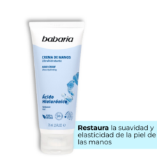 Crema de manos con Ácido Hialurónico, restaura la suavidad