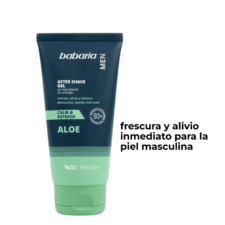Gel para después del afeitado Babaria Men, frescura y alivio inmediato a la piel masculina