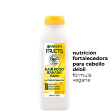 Acondicionador Fructis Hair Food de BANANA, nutricion, da fuerza al cabello debil