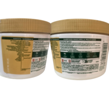 imagen del dorso con la informacion de la Mascarilla Fructis Hair Food MANTECA DE CACAO