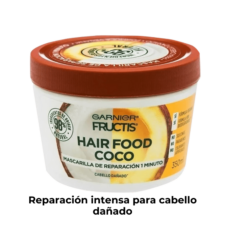 Mascarilla Fructis Hair Food COCO, reparacion intensa para cabello dañado