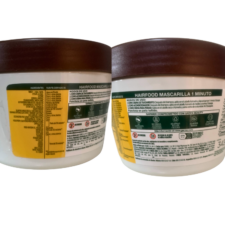 imagen del dorso con la informacion de la Mascarilla Fructis Hair Food COCO