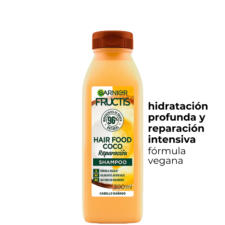 Shampoo Fructis Hair Food de COCO, hidratacion profunda y reparacion para el cabello dañado