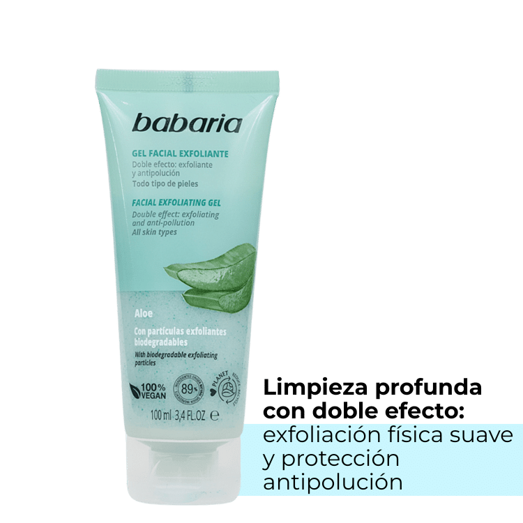 Gel facial exfoliante de Aloe - Perfumes Lujosos