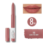 Labial SuperStay INK crayon de labios con 8 hs de duración color 15 Lead The Way de Maybelline tono nude
