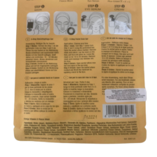 imagen de la informacion en el producto de Mascarilla Facial de 3 pasos con Vitaminas A+E+C