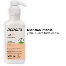 Crema corporal de Vitamina E Babaria, nutricion intensa a la piel