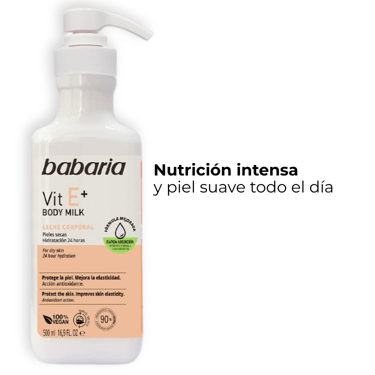 Crema corporal de Vitamina E Babaria
