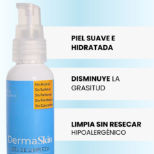 informacion del gel de limpieza 50ml para piel mixta a grasa