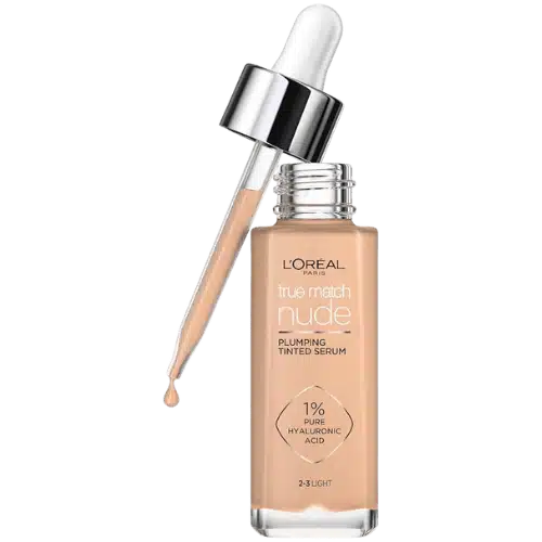 Suero Facial con 1% de Ácido Hialurónico True Match Nude Light