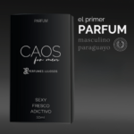 CAOS perfume masculino primer Parfum paraguayo 30% fragancia hecho en paraguay