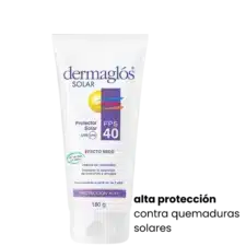 Protector Solar FPS40 180g. Dermaglós
