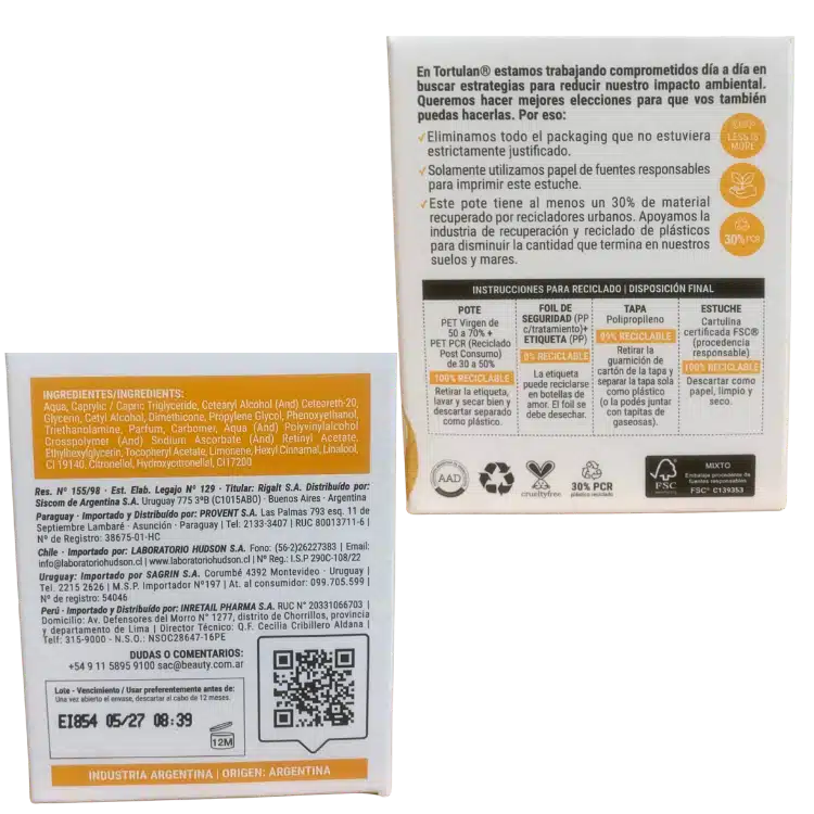 Crema Anti-Arrugas con Vitamina C y Retinol - Imagen 3