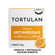 crema antiarrugas de tortulan, hidrata y retrasa el envejecimiento con vitamina c