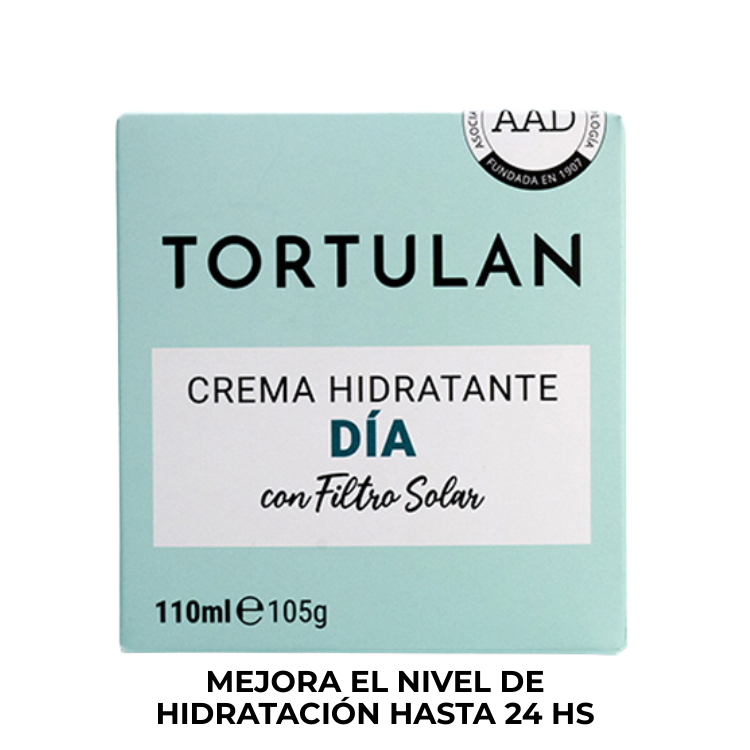 crema hidratante dia de tortulan, hidrata hasta 24 horas