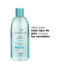 imagen de tonico refrescante de tortulan apto para pieles sensibles