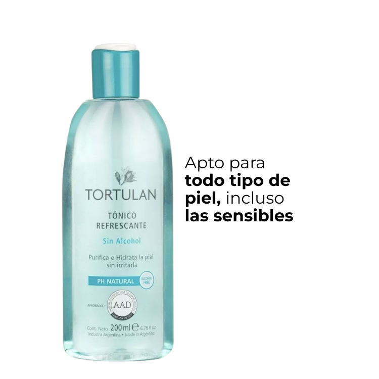 imagen de tonico refrescante de tortulan apto para pieles sensibles