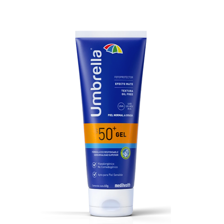 Umbrella Gel 50+ FPS, efecto mate y oil free