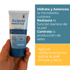 descripcion de Acleria hidratante facial efecto mate