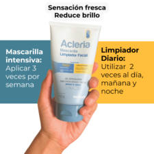 descripcion breve de Acleria mascarilla limpiador facial