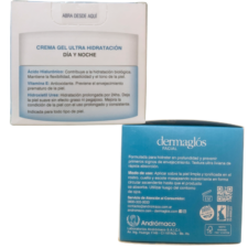 informacion general de Crema Gel Ultra Hidratación Dermaglós