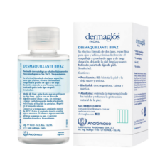 informacion de la caja Desmaquillante Bifaz para Ojos y Labios Dermaglós